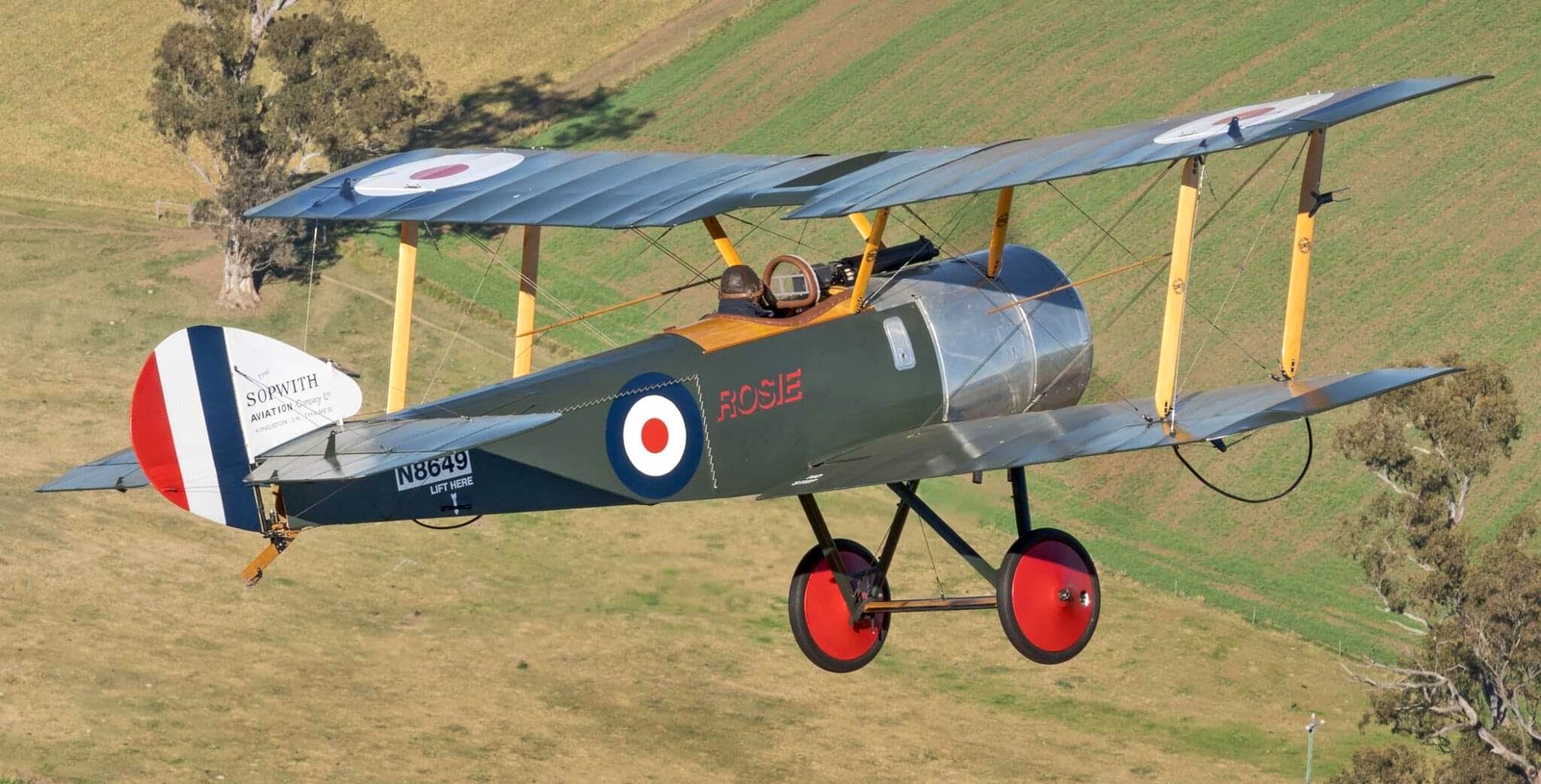 Sopwith Pup reproduction in flight