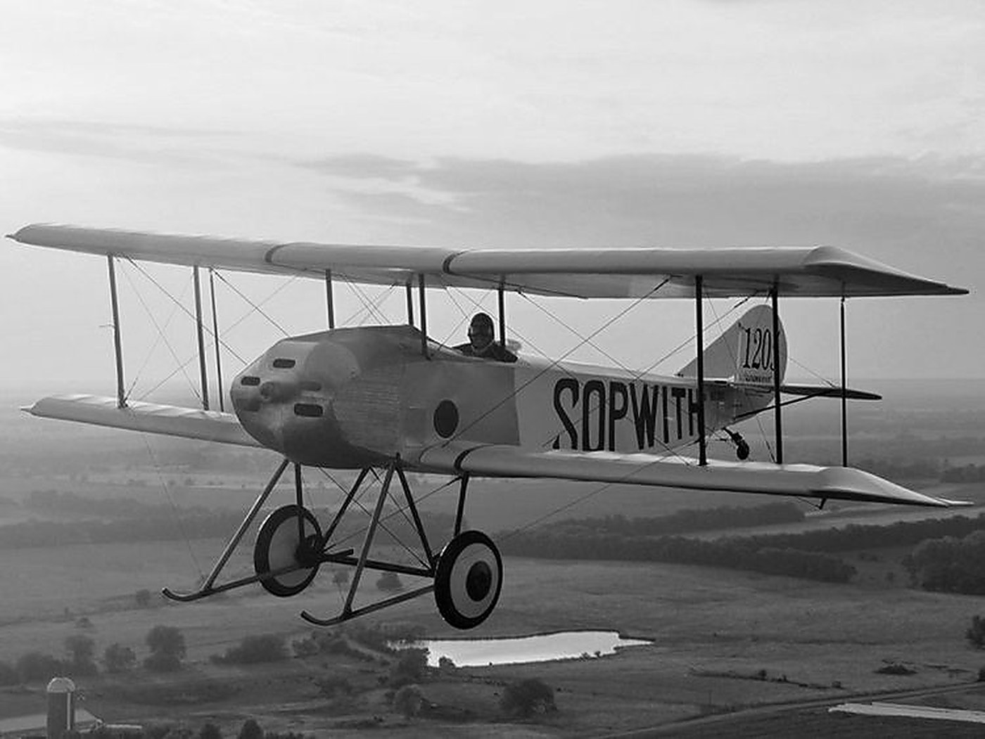 Sopwith Tabloid in flight