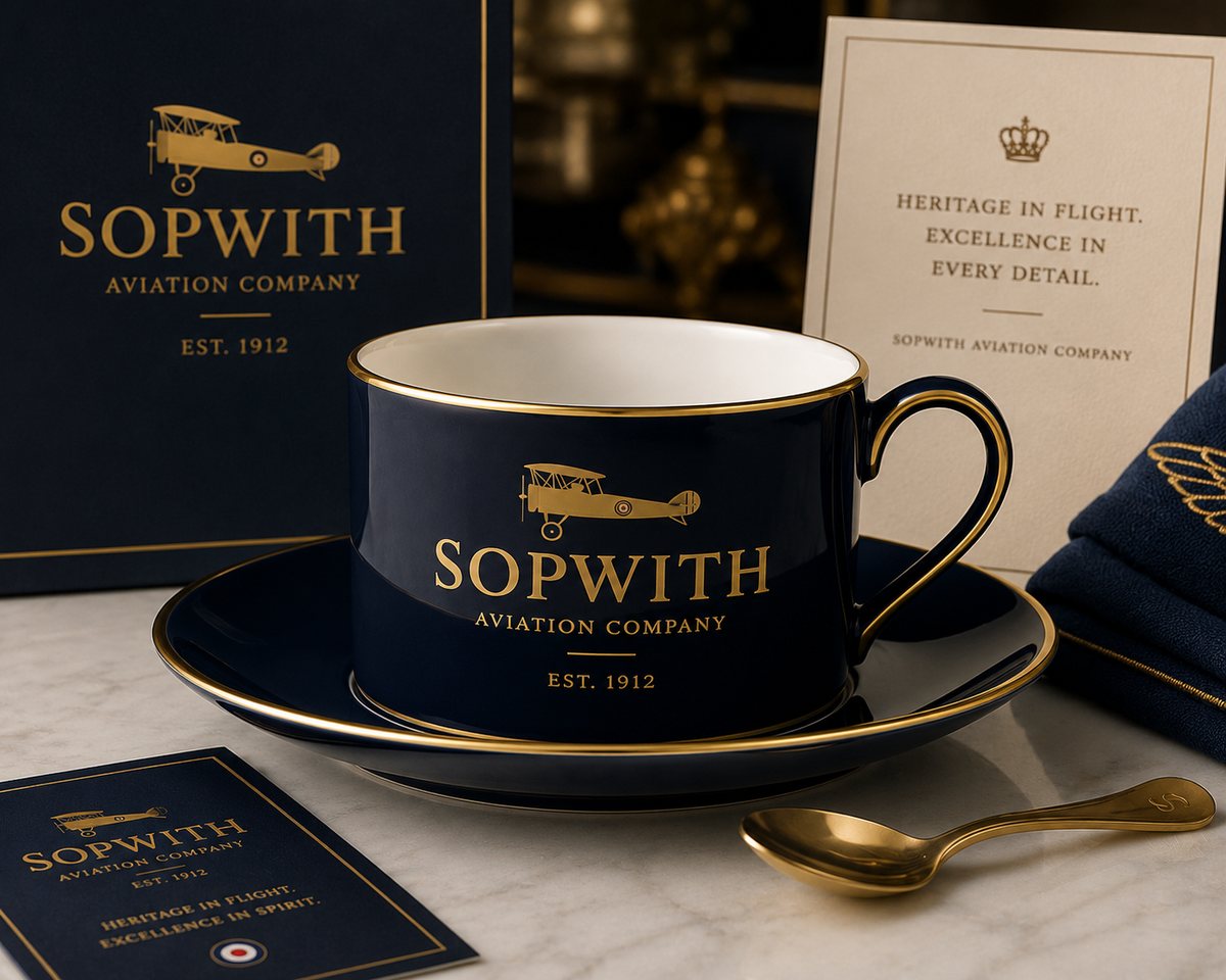 Sopwith fine bone china teacup