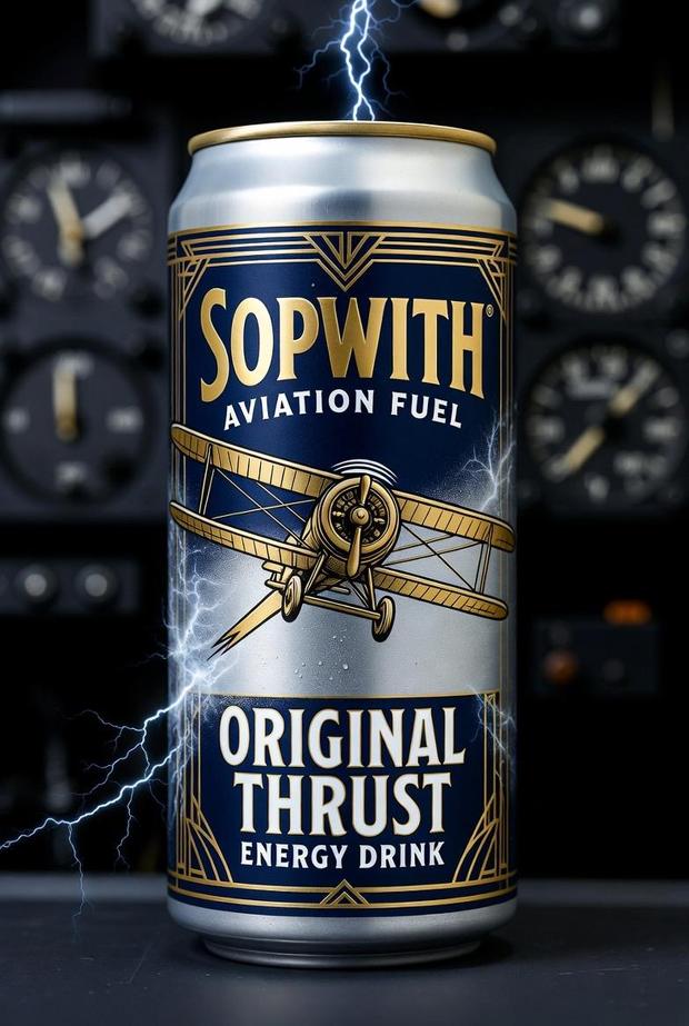 Sopwith Aviation Fuel energy drink